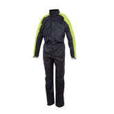 Tuta NANO PLUS, una tuta impermeabile con dettagli giallo fluo. Ideale per motociclisti. Di TUCANO URBANO.